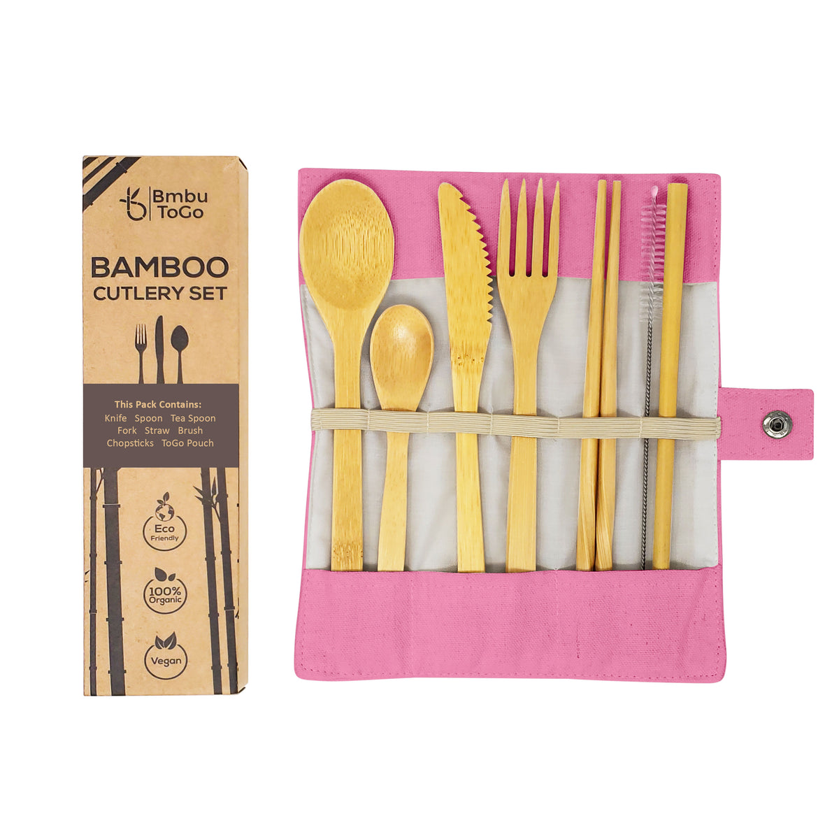 Bamboo Cutlery Sets - Knife, Fork & Spoon – The Danes
