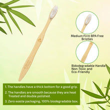 Charger l'image dans la galerie, Bmbu ToGo Bamboo Toothbrushes | 5 Pack with Bamboo Cotton Buds & Dental Floss Gift