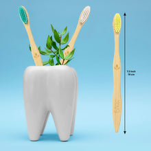Charger l'image dans la galerie, Bmbu ToGo Bamboo Toothbrushes | 5 Pack with Bamboo Cotton Buds & Dental Floss Gift