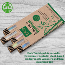 Charger l'image dans la galerie, Bmbu ToGo Bamboo Toothbrushes | 5 Pack with Bamboo Cotton Buds & Dental Floss Gift
