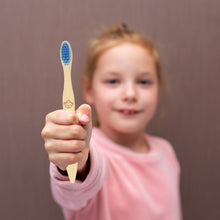 Charger l'image dans la galerie, Bmbu ToGo Kids Bamboo Toothbrushes | Organic & Eco-Friendly | Rainbow 4 Pack with Bamboo Cotton Buds Gift